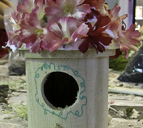 create some magic with a fairy party, flowers, home decor, fairy houses out of small bird houses