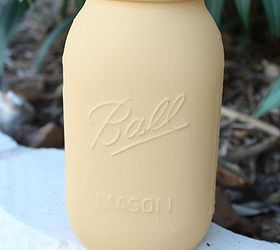 decorating for fall with ball jars, crafts, seasonal holiday decor, Pick your favorite chalk paint color and paint your jar I used three coats