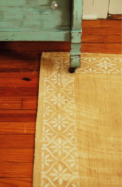 how to stencil transforming indoor rugs with stencils, flooring, painting, The perfect way to update a boring rug and add style to your otherwise life less room A stenciled area rug