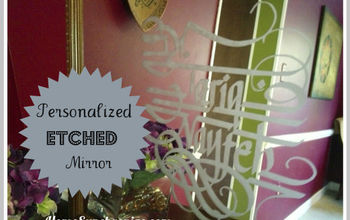 Personalized Etched Mirror