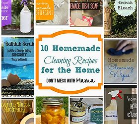 10 homemade eco friendly cleaners for the home, cleaning tips