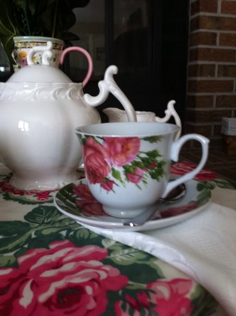 tea with my mother, outdoor living, She even taught me how to dance to Tea for Two