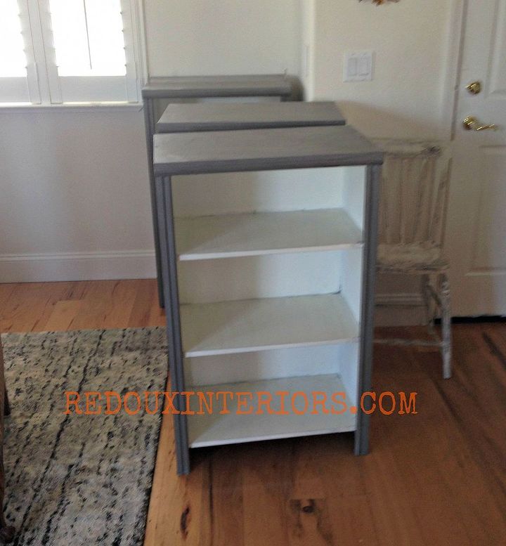 built in bookshelves from closet organizers, home decor, living room ideas, repurposing upcycling, storage ideas