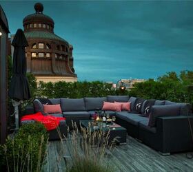 penthouse apartment in malmo sweden, decks, home decor, outdoor living