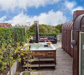 penthouse apartment in malmo sweden, decks, home decor, outdoor living