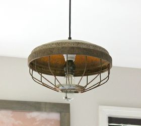DIY Chicken Feeder Pendant Light Hometalk