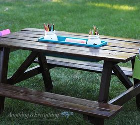 DIY Kids Activity Picnic Table Hometalk