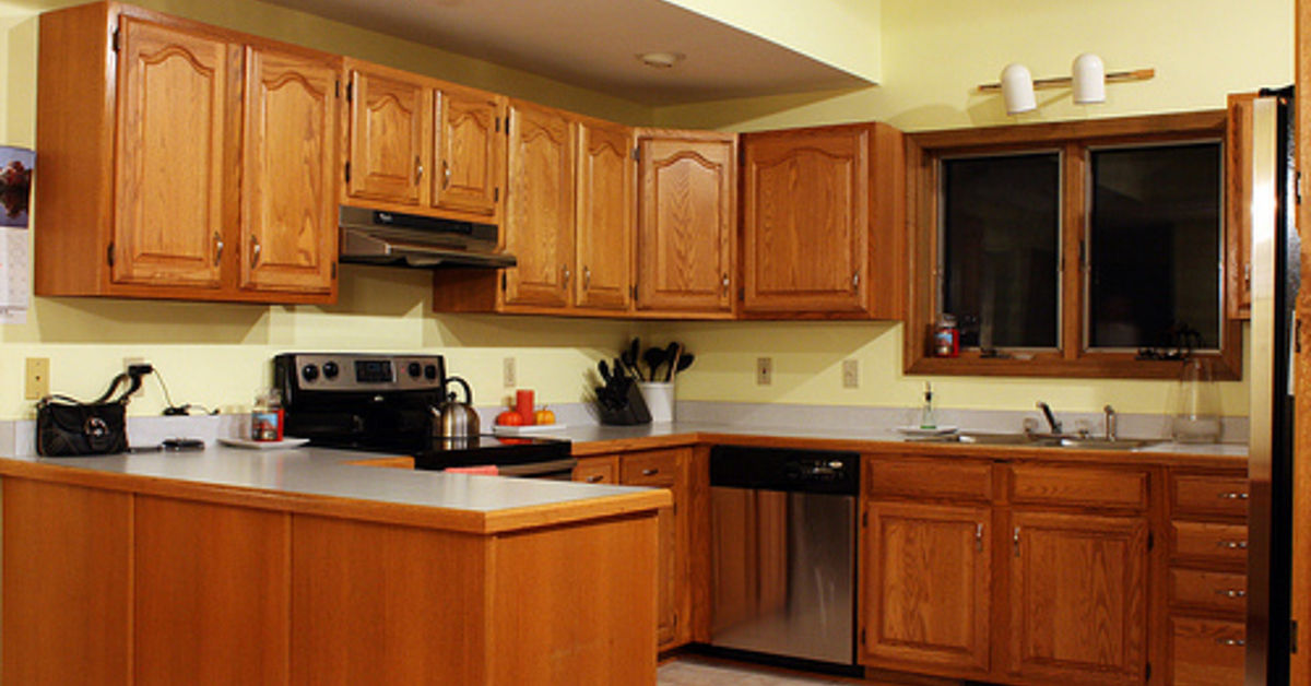 Oak Kitchen Without Painting Cabinets