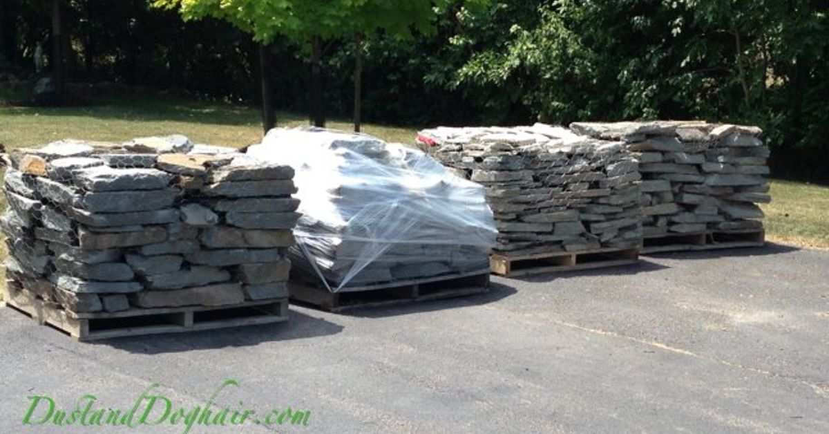 Build a Stacked Stone Garden Wall | Hometalk