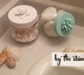 Chic Bathroom Storage from Dollar Store Canisters Hometalk