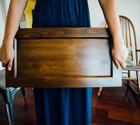 Make a Luxurious Serving Tray from a Cabinet Door | Hometalk