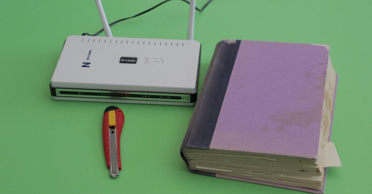 Ugliest Router Cover up Your Ugly Router with an Old Book | Hometalk