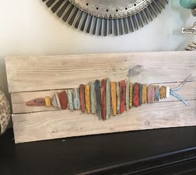 Turn Driftwood into Colorful Wall Decor Hometalk