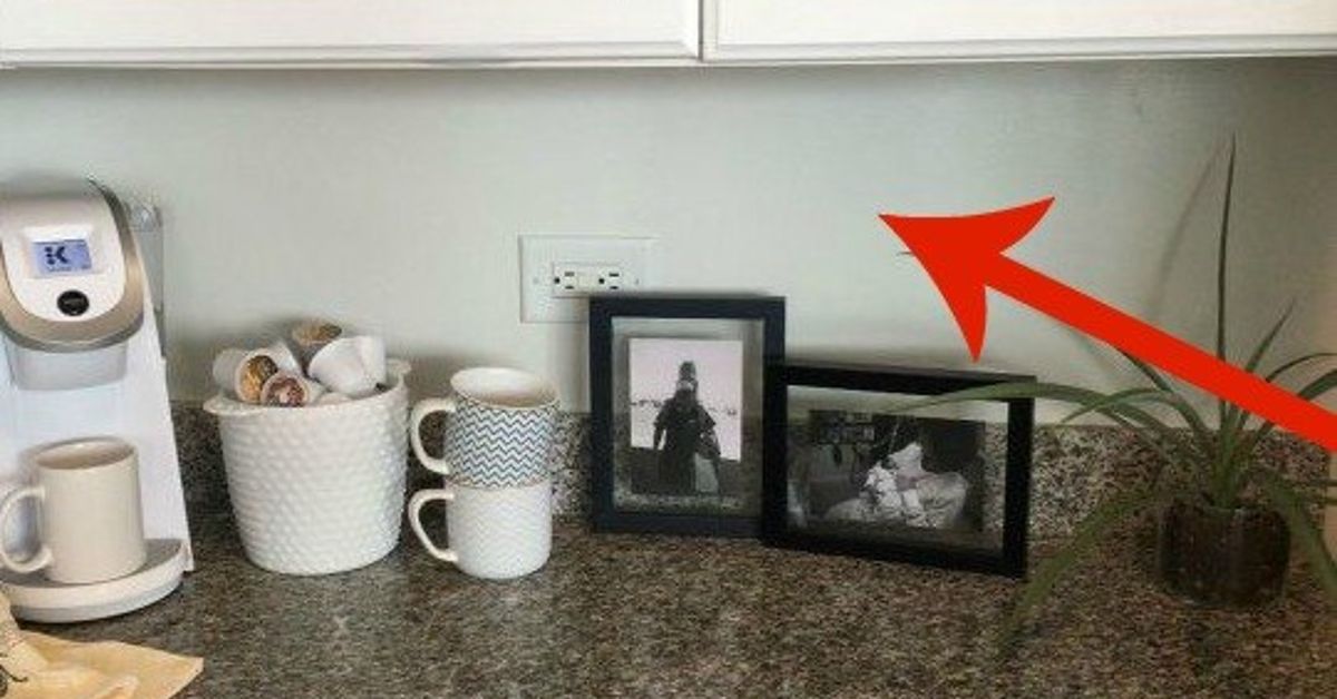 Declutter Kitchen Countertop With A Curtain Rod Hometalk