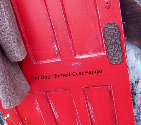 Coat Rack Made From An Old Door Hometalk