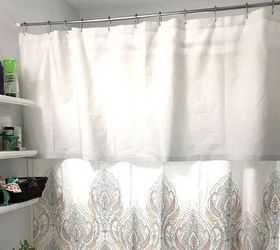 How to Make Shower Curtain Valance Hometalk