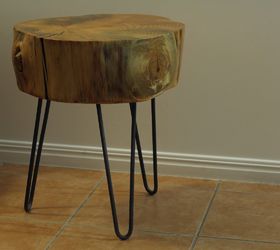 Turn A Tree Stump Into A Side Table Hometalk