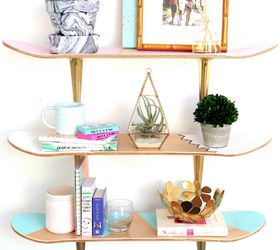 DIY Skateboard Deck Shelf Upcycle | Hometalk
