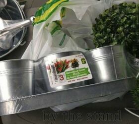 You might want to grab some metal pails at the Dollar Store when you
