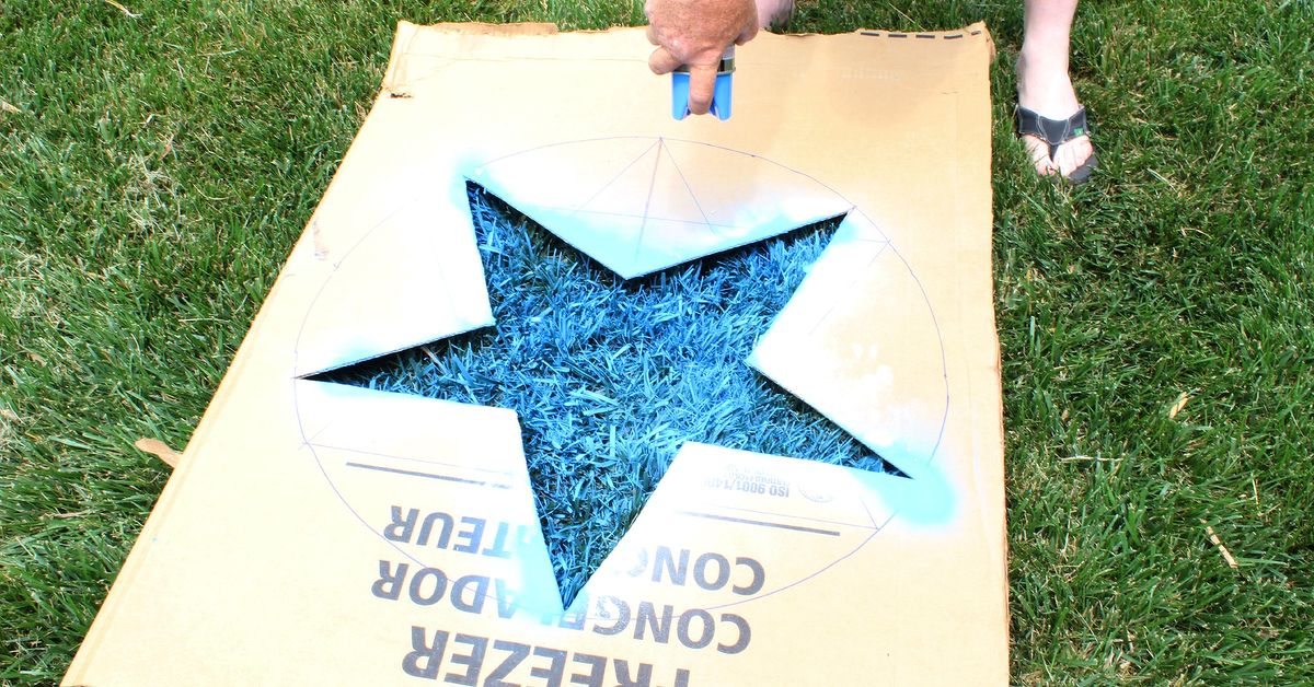Painted 4th of July Lawn Stars | Hometalk