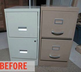 Mismatched Metal File Get a Makeover Hometalk