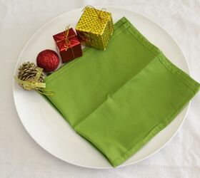 DIY Christmas Tree Dinner Napkins Hometalk