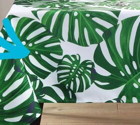 We just found a brilliant, 30-minute trick for your cheap tablecloth