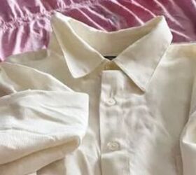 She used an old button-down shirt for the sweetest keepsake idea