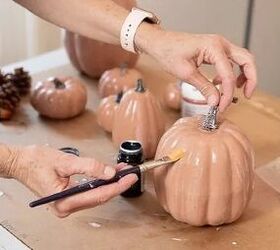 If you feel like fake pumpkins are tacky, this inexpensive upgrade will keep things classy