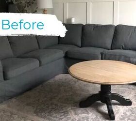 This is honestly the best update for an old couch we've seen yet