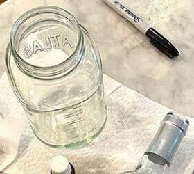 Save your glass jars and bottles to copy this clever (but simple!) October look