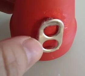 She glues a soda tab to a flower pot and 10 minutes later? This is brilliant!