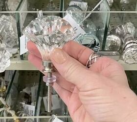 The pretty way to dress up your bedroom storage with a faux glass doorknob