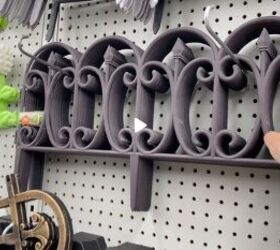 She hangs a dollar store fence from her porch ceiling & the result is amazing