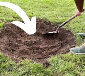 This mom digs a large hole in her backyard for a brilliant, 2-day upgrade