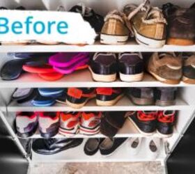 Instead of shoving all of your shoes onto a shelf, copy this space-saving hack for just $10