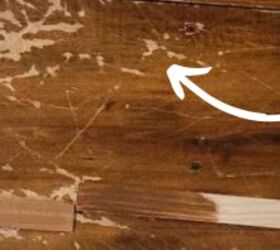 Do this to scratched wood floors to fix them in literally 5 minutes flat