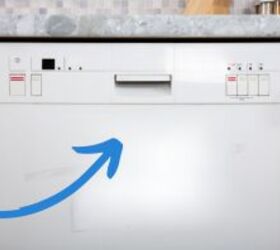Instead of buying a new dishwasher, she did this to transform hers for $20 (in 1 hour!)