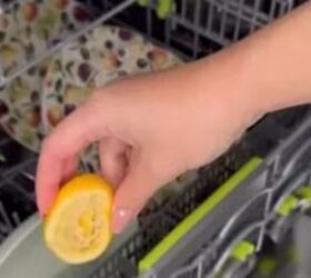 You might want to stick half a lemon in your dishwasher after seeing this trick