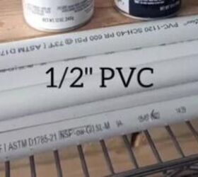 We didn't know you could use PVC pipes like this, but we can't wait to try it out