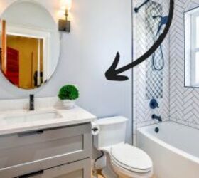 You might want to rethink the space above your toilet when you see this beautiful & clever update