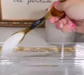 She sprinkles sugar into bleach for this clever hack