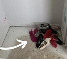 Instead of piling all of your shoes in your entryway, copy this space-saving hack