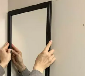 The gorgeous way she uses 3 of those basic Walmart mirrors this week