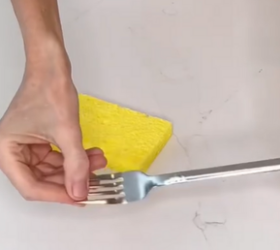 It takes seconds to copy this brilliant bathroom hack using a spare fork