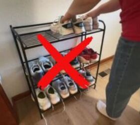 Instead of letting your shoes pile up, try this easy and space-saving hack