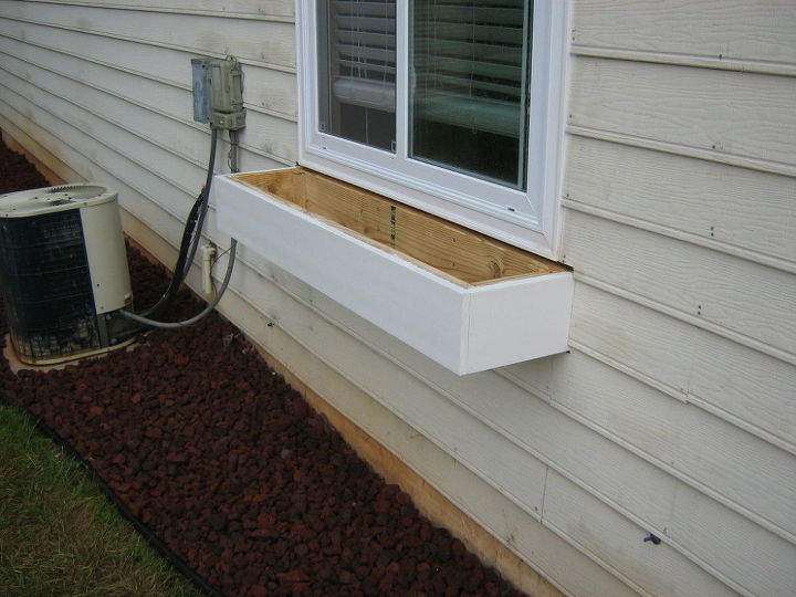 new window amp box planter, gardening