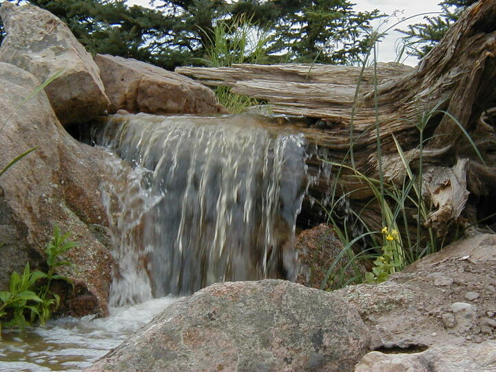 natural waterfalls, gardening, landscape, ponds water features