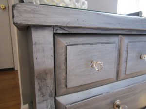 how to spray paint and glaze furniture, painted furniture, after