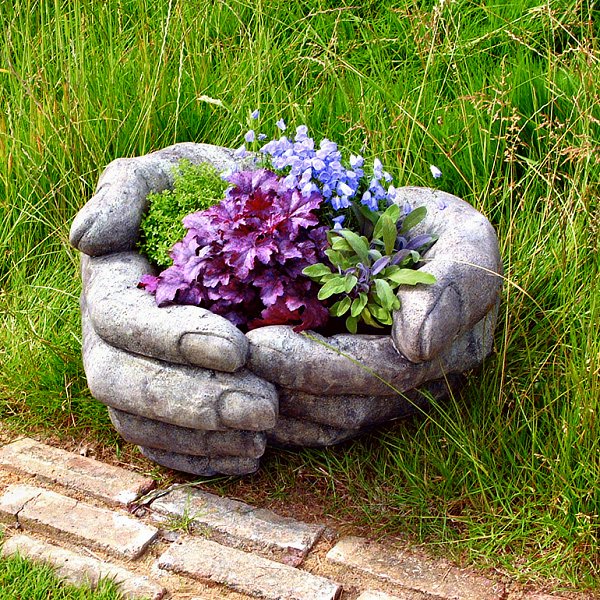 unusual garden containers, container gardening, gardening